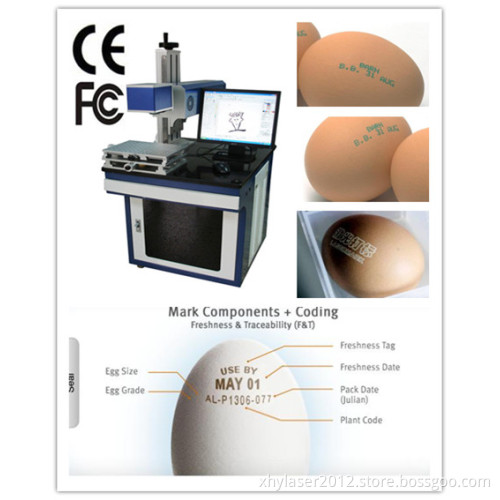 Egg Laser Marking Machine, Egg Engraving Machine